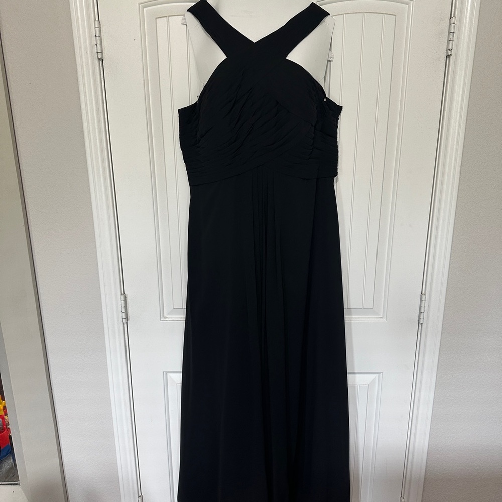 Azazie Black Kaleigh Bridesmaid dress